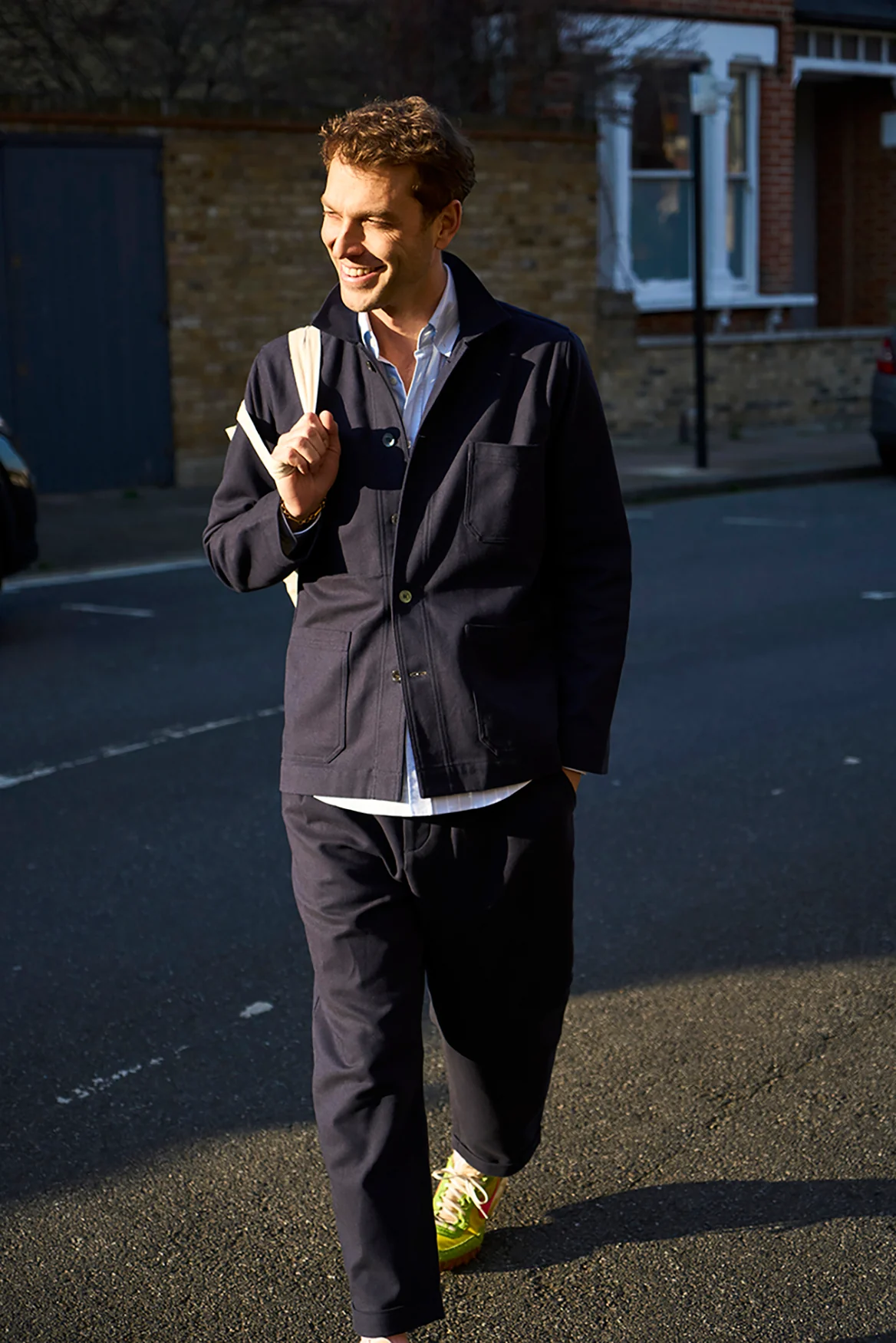 Recycled Twill Navy Chancery Cotton Suit - Image 11
