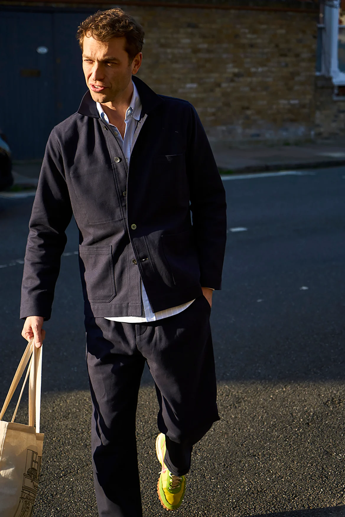 Recycled Twill Navy Chancery Cotton Suit - Image 8