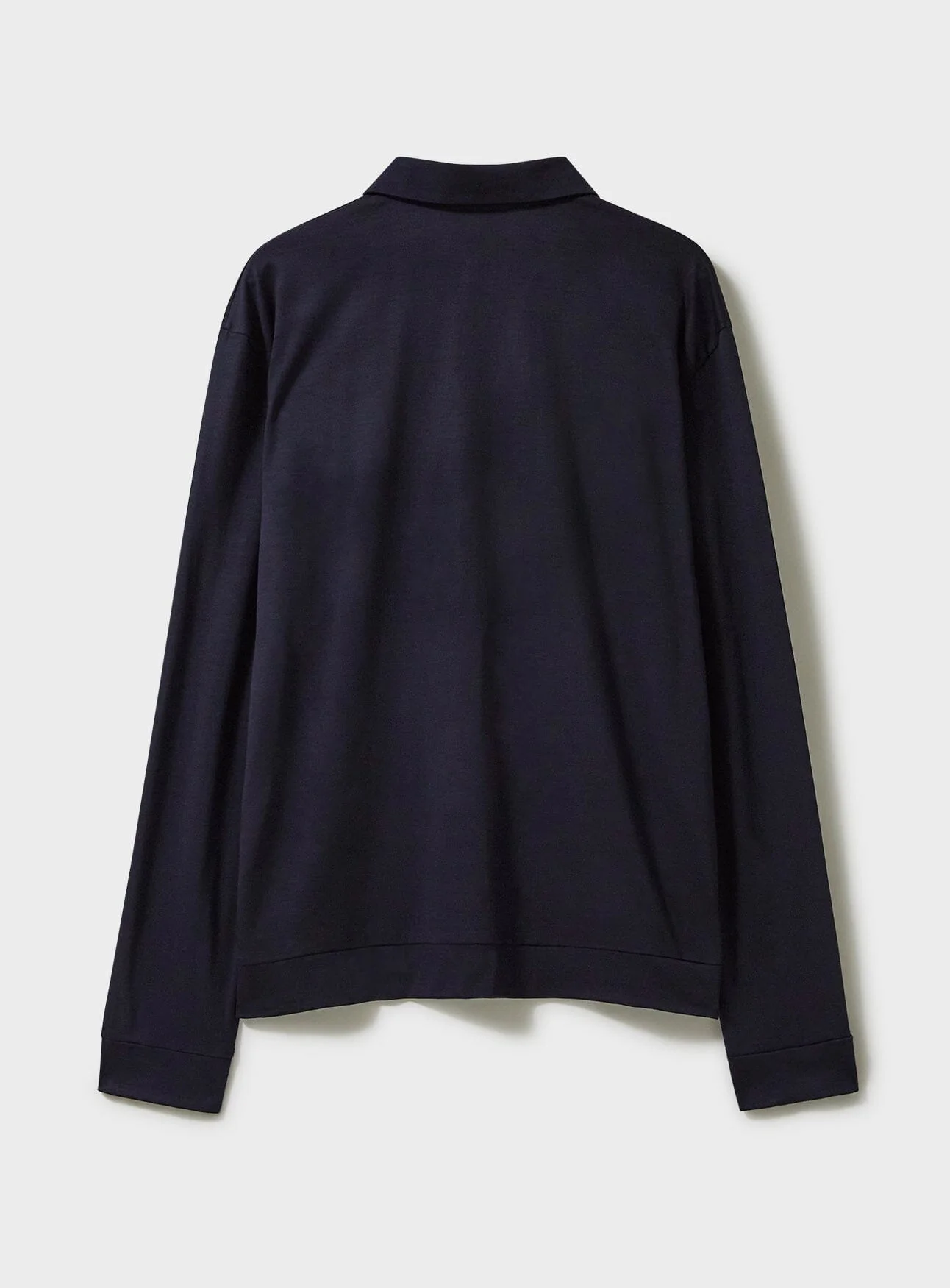 ZQ Merino Super 120s Wool Navy Jersey Shirt - Image 6